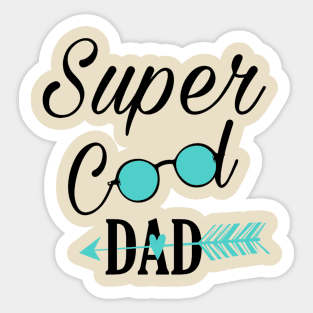 Super Cool Dad Sticker